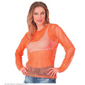 Visnet Shirt Neon Oranje Vrouw