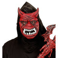 Evil Red Duivelmasker Met Kap