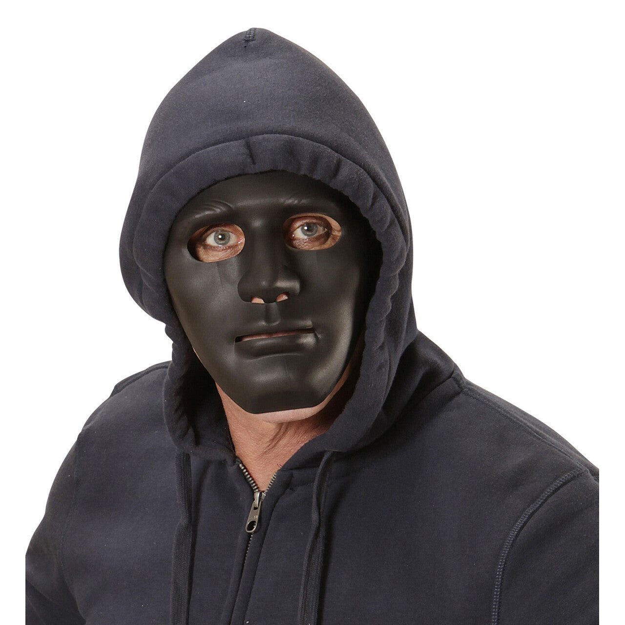 Op deze afbeelding zie je een Accessoires, van het merk Widmann. Classic Creep Masker Anonym Zwart