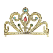 Op deze afbeelding zie je een Accessoires, van het merk Widmann. Koninklijke Prinsessenkroon Zilver Met Diamanten En Goud
