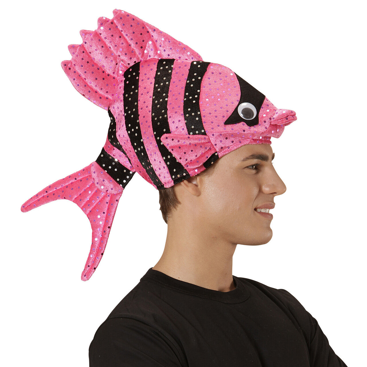 Op deze afbeelding zie je een Accessoires, van het merk Widmann. Hoed Tropische Vis, Roze Clownsvis