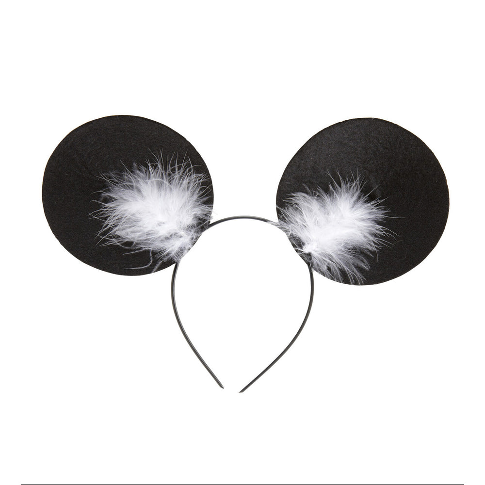 Op deze afbeelding zie je een Accessoires, van het merk Widmann. Ms Mouse Hoofdband Muis Met Marabou