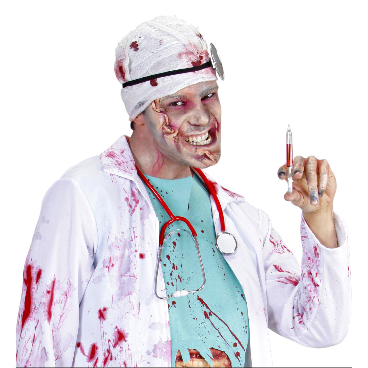 Op deze afbeelding zie je een Accessoires, van het merk Widmann. Nephuid Zombie Make-Up Set