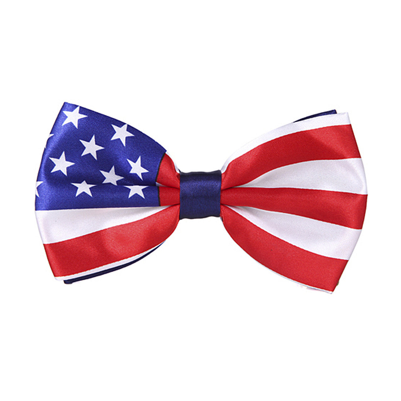 Op deze afbeelding zie je een Accessoires, van het merk Widmann. Stars And Stripes Strikje USA
