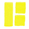 Atletische 80s Zweetband Set Neon Geel