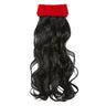 Sporty Rode Zweetband Met Zwart Gekruld Haar