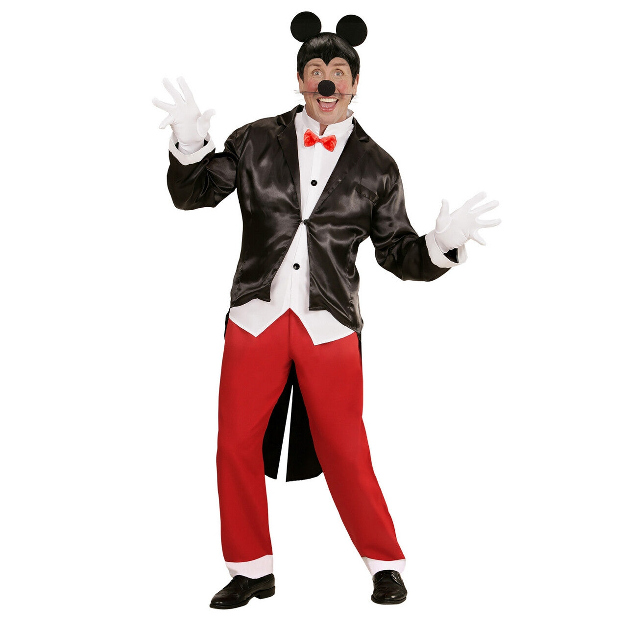 Op deze afbeelding zie je een Kostuums, van het merk Widmann. Broek En Pak Mickey Muis Heren Man