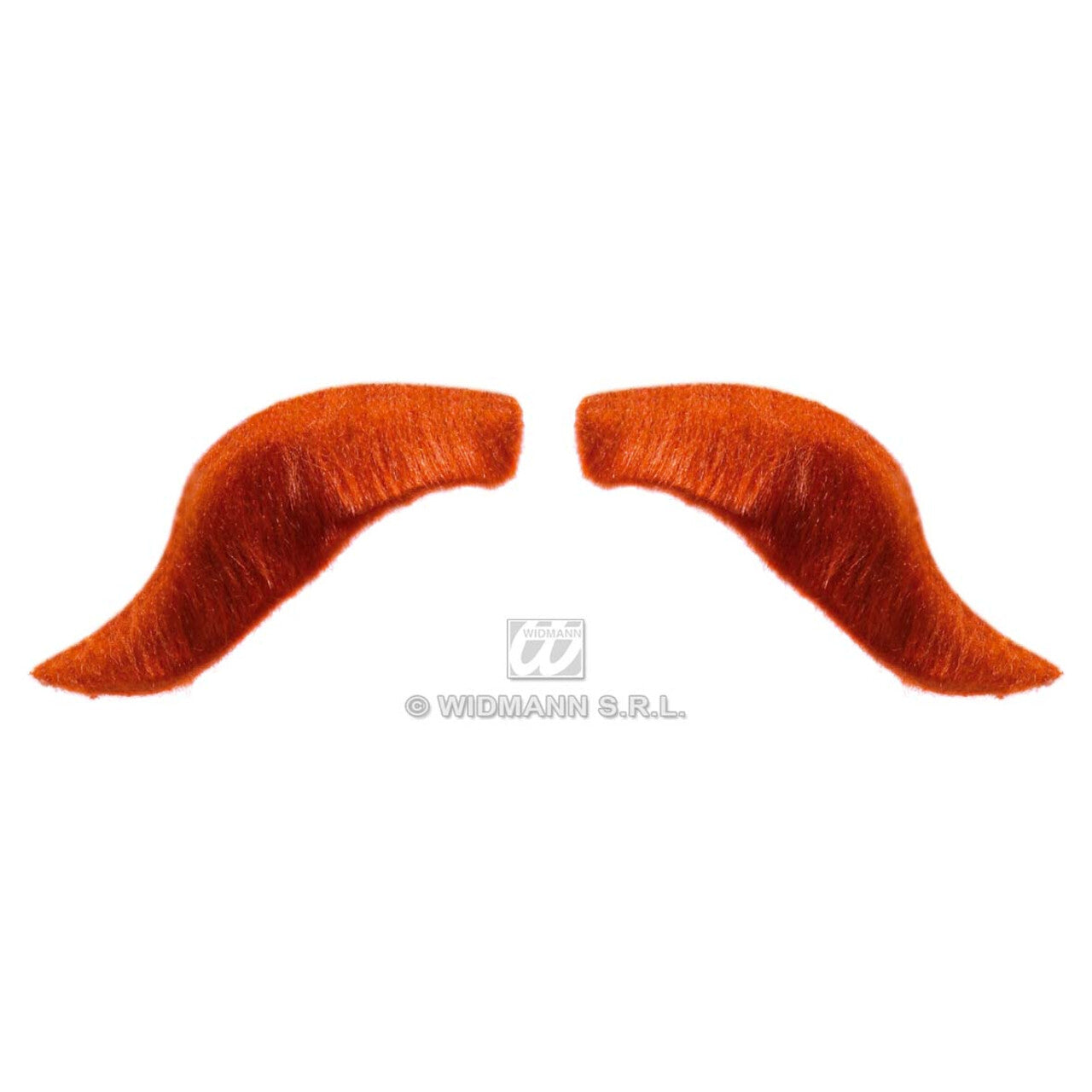 Op deze afbeelding zie je een Accessoires, van het merk Widmann. Snor Rood Viking