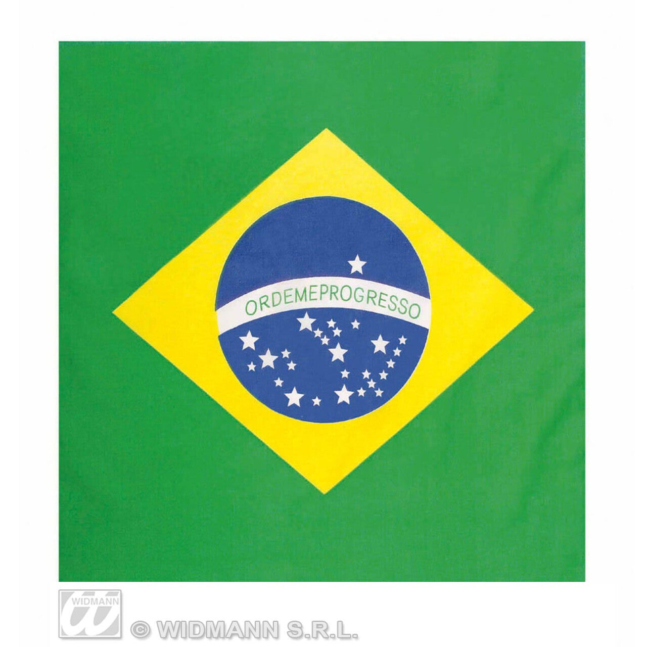 Op deze afbeelding zie je een Accessoires, van het merk Widmann. Bandana Brazilie