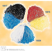 Op deze afbeelding zie je een Accessoires, van het merk Widmann. Pom Pom Zwart / Blauw
