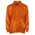 Lekker Foute Blouse Met Ruches Oranje Man