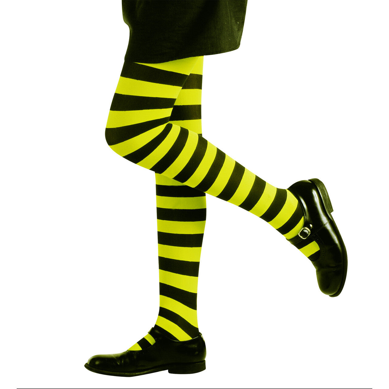 Op deze afbeelding zie je een Accessoires, van het merk Widmann. Gestreepte Kinderpanty Groen / Zwart