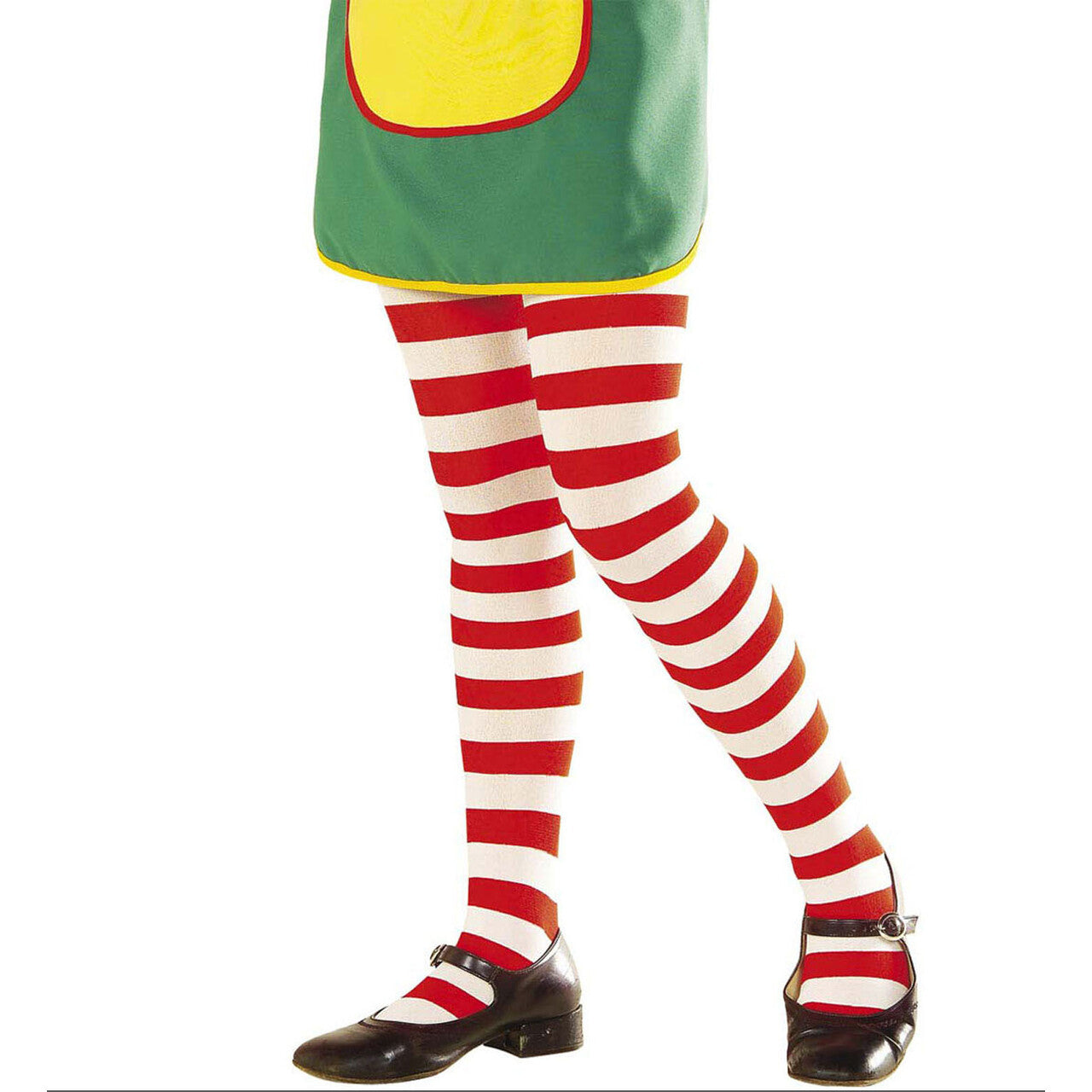 Op deze afbeelding zie je een Accessoires, van het merk Widmann. Gestreepte Kinderpanty Wit / Rood
