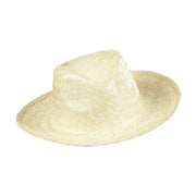 Op deze afbeelding zie je een Accessoires, van het merk Widmann. Cowboyhoed Stro, Wit