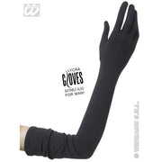 Op deze afbeelding zie je een Accessoires, van het merk Widmann. Handschoenen Lycra, Zwart