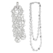 Op deze afbeelding zie je een Accessoires, van het merk Widmann. XXL Sterrenketting, Zilver 210 Centimeter