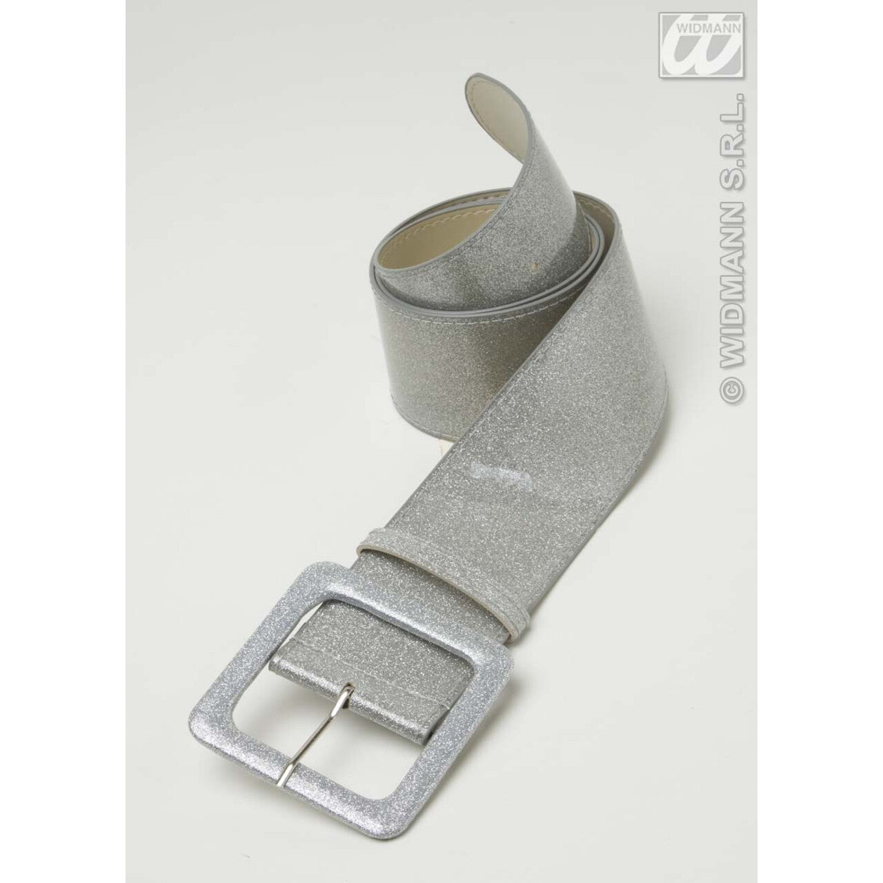 Op deze afbeelding zie je een Accessoires, van het merk Widmann. Riem Zilver Glitter