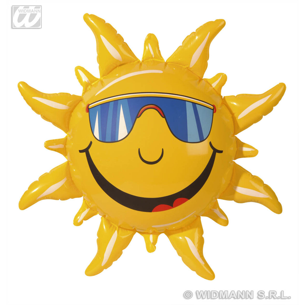 Op deze afbeelding zie je een Decoratie, van het merk Widmann. Opblaasbare Zon