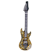Op deze afbeelding zie je een Accessoires, van het merk Widmann. Opblaasbare Gitaar 107cm Dierprint