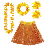 Op deze afbeelding zie je een Accessoires, van het merk Widmann. Hula Hula Hawaii Set Oranje