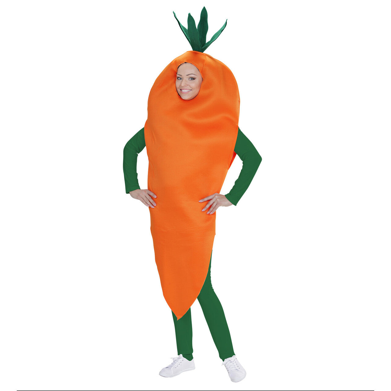 Op deze afbeelding zie je een Kostuums, van het merk Widmann. Grappige Willy Wortel Volwassen Kostuum