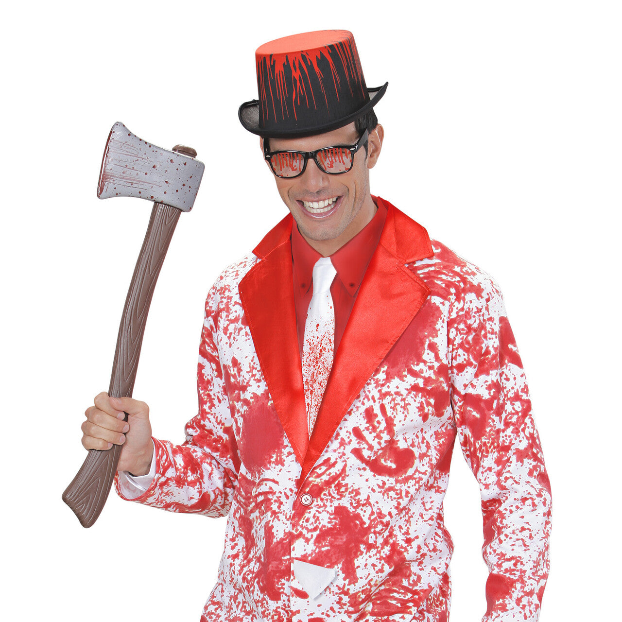 Op deze afbeelding zie je een Accessoires, van het merk Widmann. Killer Bloederige Stropdas