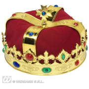 Op deze afbeelding zie je een Accessoires, van het merk Widmann. Koningskroon De Luxe