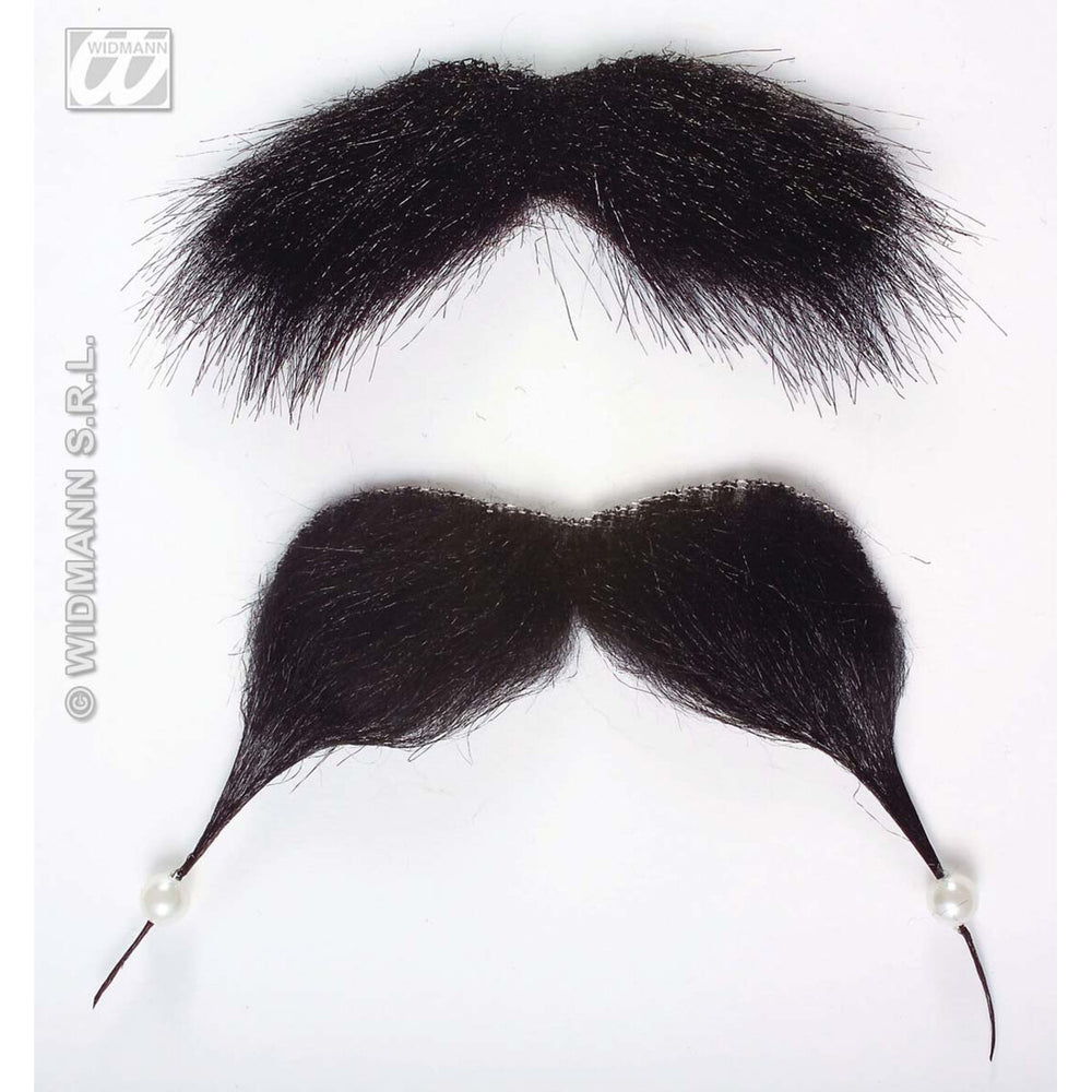 Op deze afbeelding zie je een Accessoires, van het merk Widmann. Piraten Snor En Sik