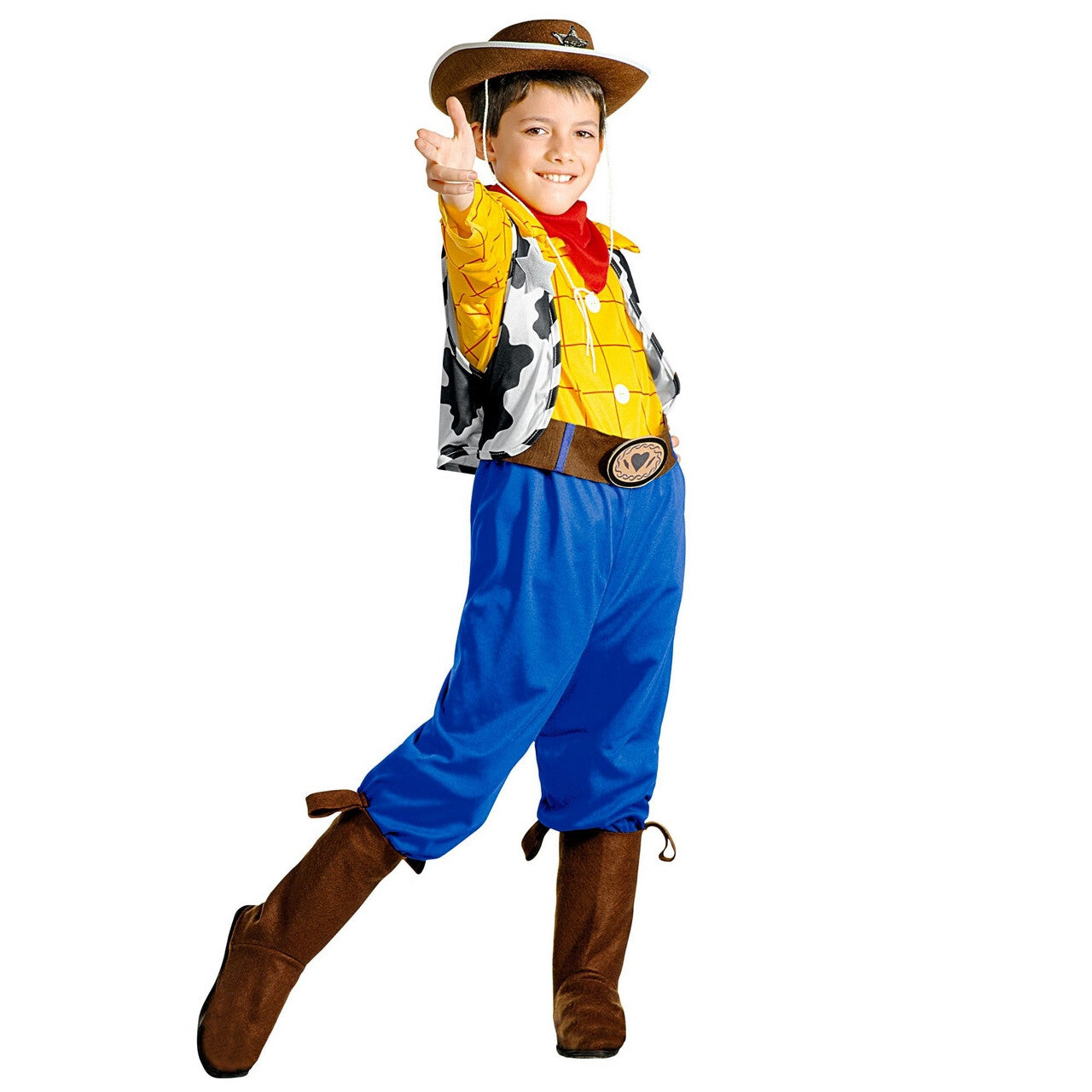 Op deze afbeelding zie je een Kostuums, van het merk Widmann. Billy Boy Toy Story Kostuum Jongen