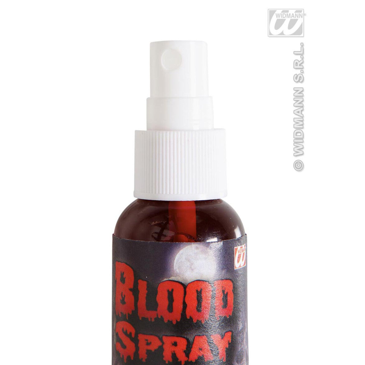 Op deze afbeelding zie je een Decoratie, van het merk Widmann. Bloedspray 48 Ml