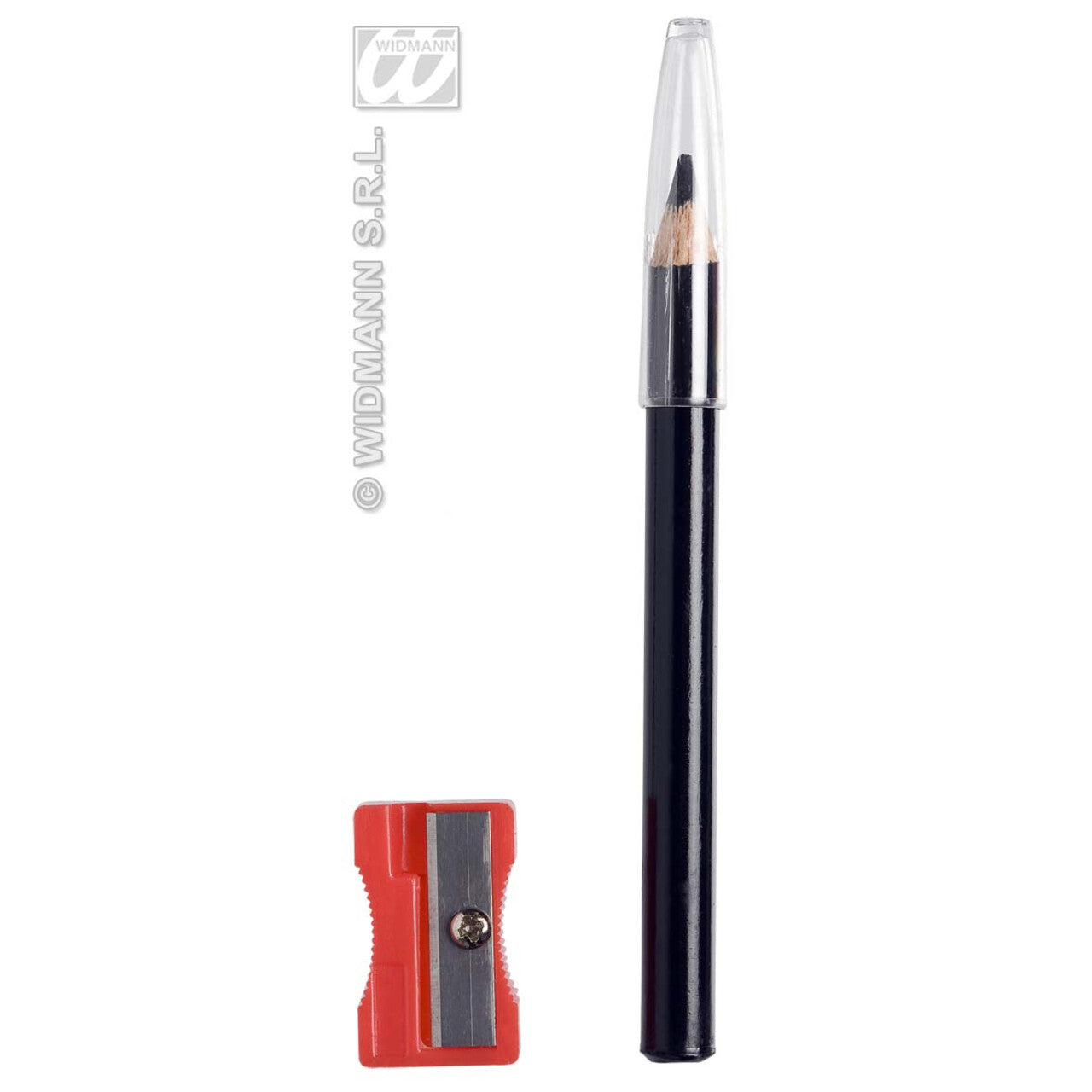 Op deze afbeelding zie je een Accessoires, van het merk Widmann. Oogpotlood Zwart Met Slijper