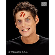 Op deze afbeelding zie je een Accessoires, van het merk Widmann. Anarchie Teken, Professioneel