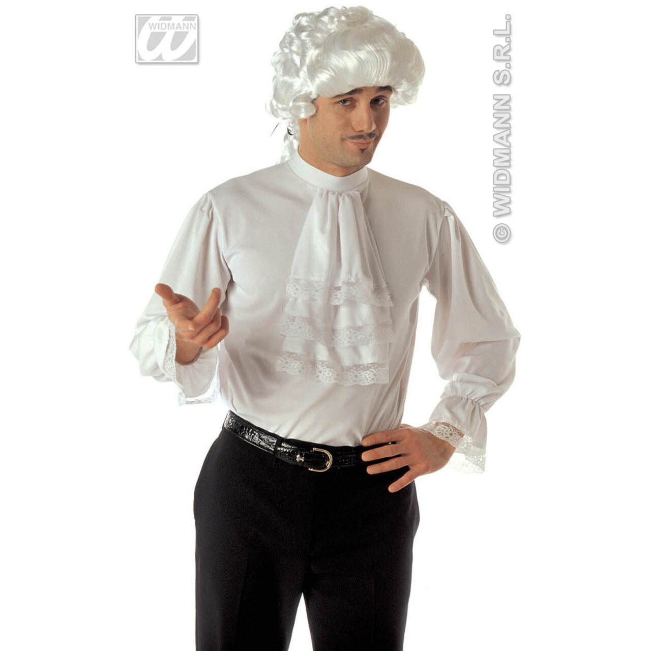 Op deze afbeelding zie je een Kostuums, van het merk Widmann. Karakter Shirt Man