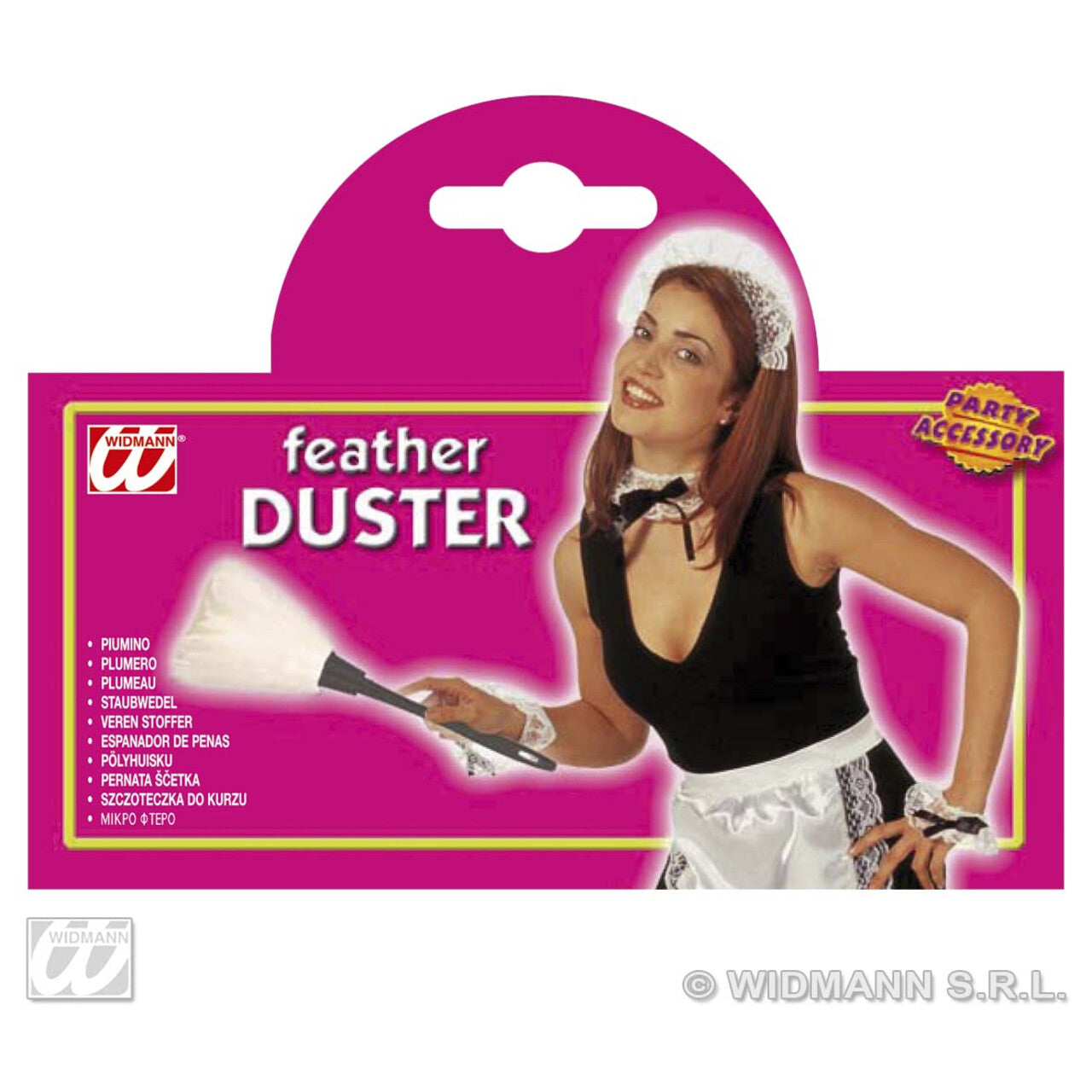 Op deze afbeelding zie je een Accessoires, van het merk Widmann. Veren Duster