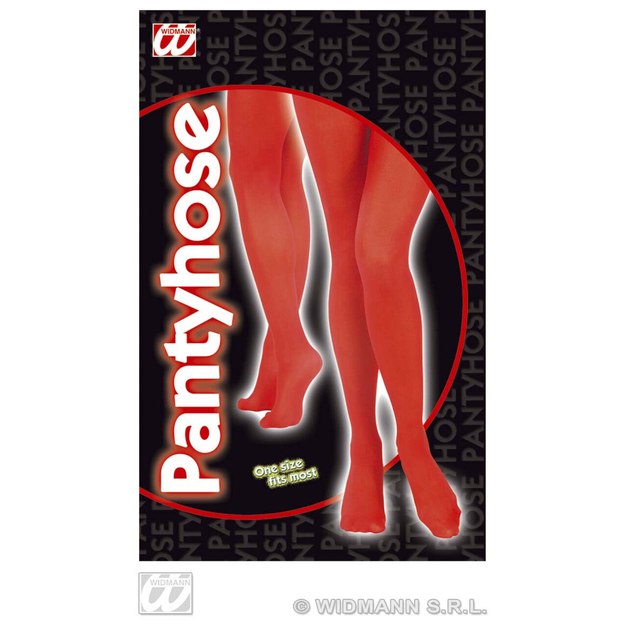 Op deze afbeelding zie je een Accessoires, van het merk Widmann. Panty, Rood