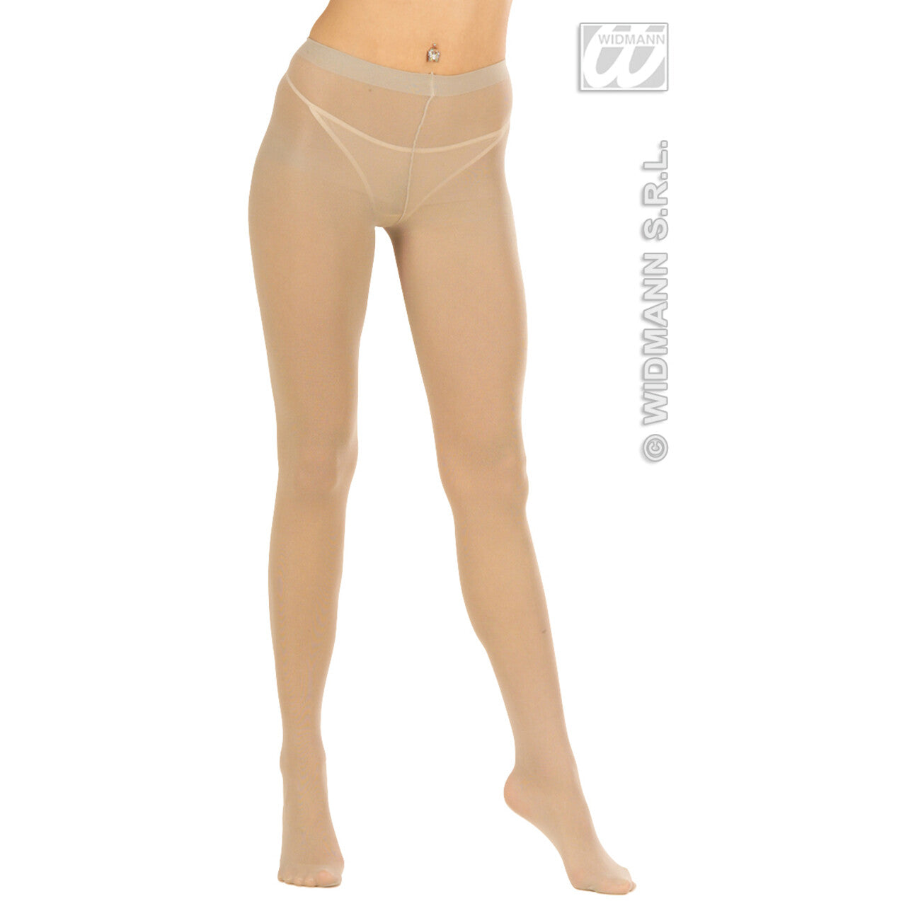 Op deze afbeelding zie je een Accessoires, van het merk Widmann. Panty, Beige