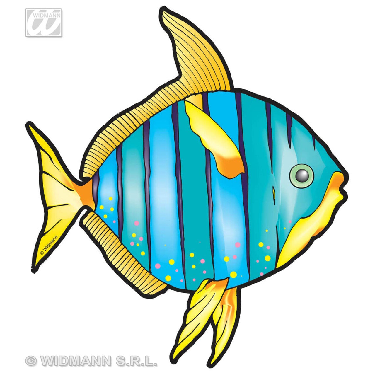 Op deze afbeelding zie je een Decoratie, van het merk Widmann. 8 Decoraties Marine