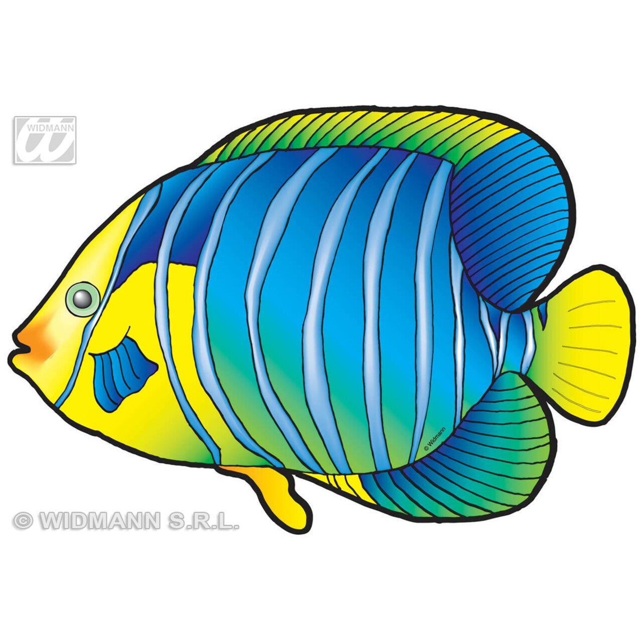 Op deze afbeelding zie je een Decoratie, van het merk Widmann. 8 Decoraties Marine