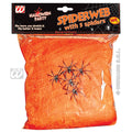 Spinnenweb Rood, 100gram Met 5 Spinnen