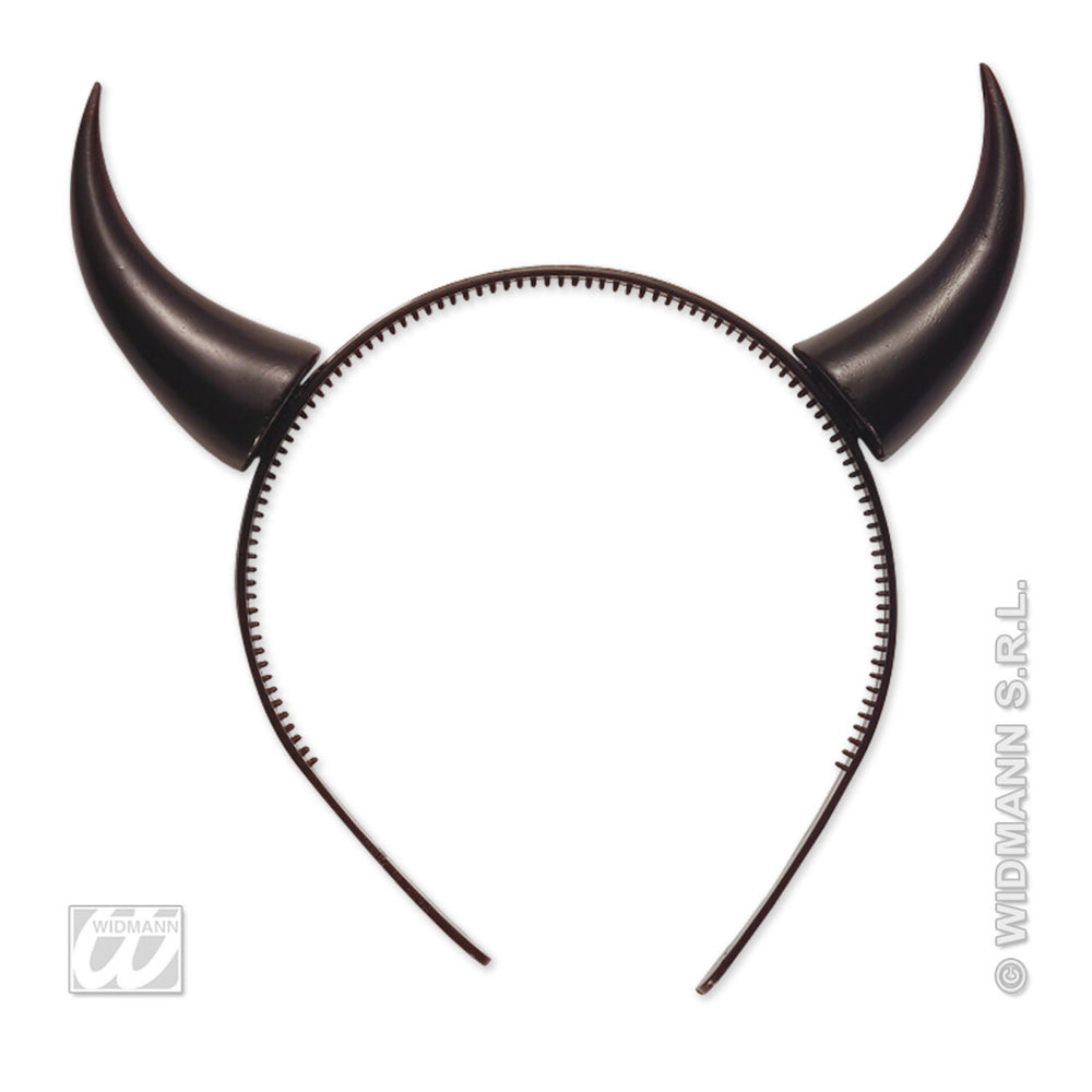 Op deze afbeelding zie je een Accessoires, van het merk Widmann. Duivelshoorn Zwart