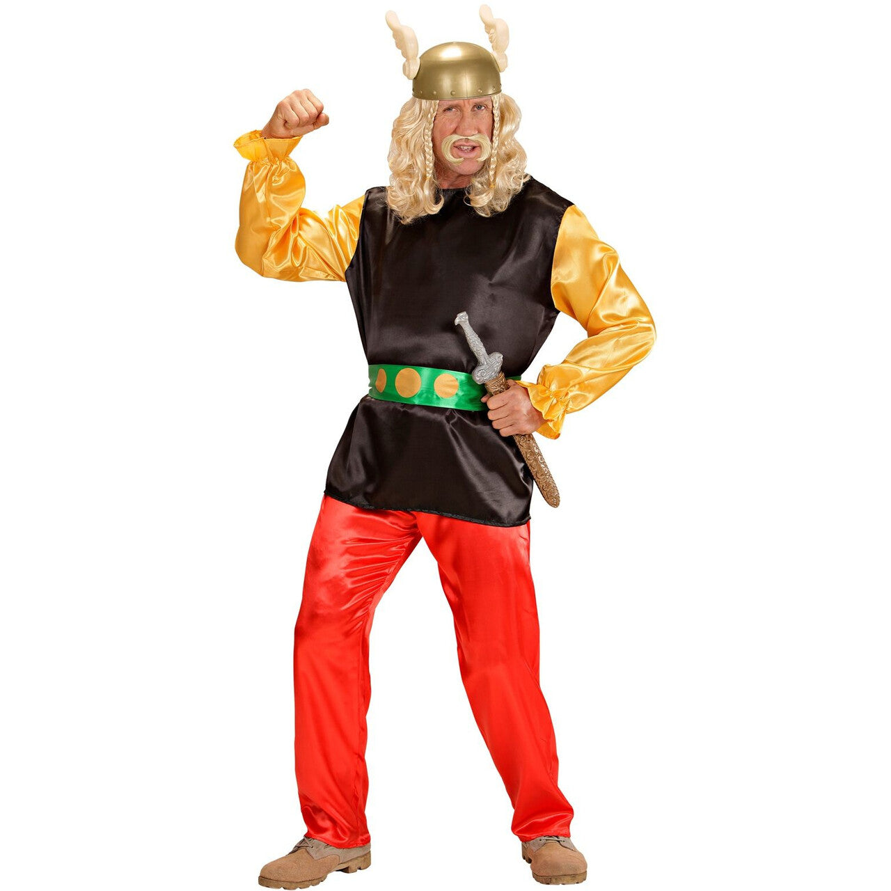 Op deze afbeelding zie je een Kostuums, van het merk Widmann. Asterix De Gallier Kostuum Man