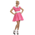 Jurk 50s Roze Ms Diner Kostuum Vrouw