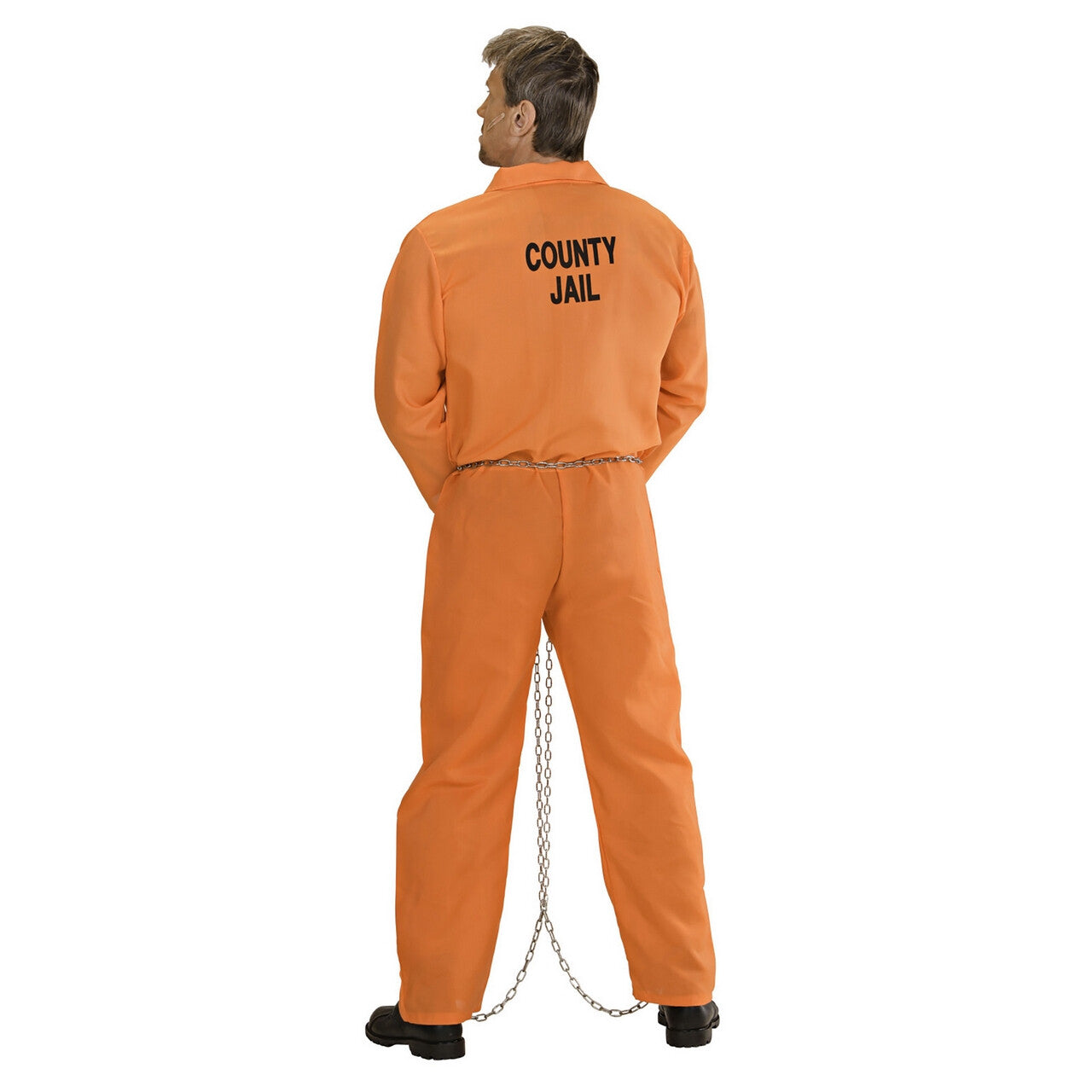 Op deze afbeelding zie je een Kostuums, van het merk Widmann. Gevangene Oranje Kostuum Man