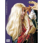 Op deze afbeelding zie je een Accessoires, van het merk Widmann. Pruik, Heks Morgana Blond