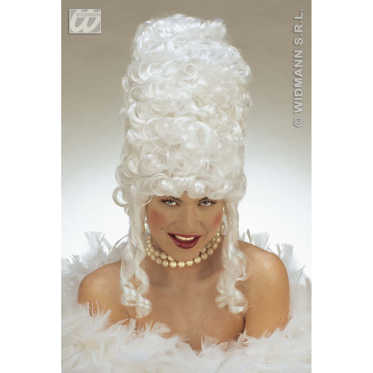 Op deze afbeelding zie je een Accessoires, van het merk Widmann. Pruik, Antoinette