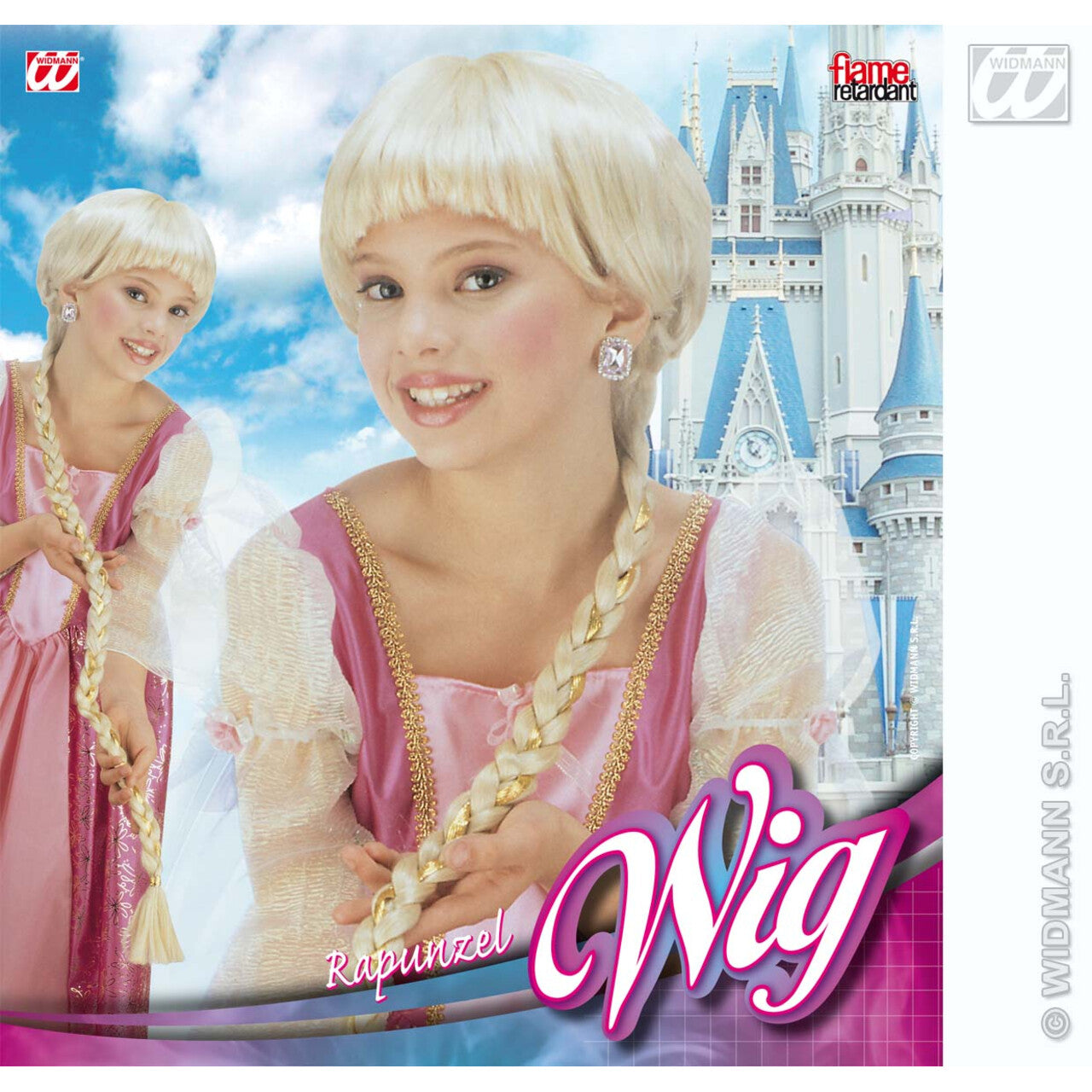 Op deze afbeelding zie je een Accessoires, van het merk Widmann. Pruik, Repelsteeltje Kind