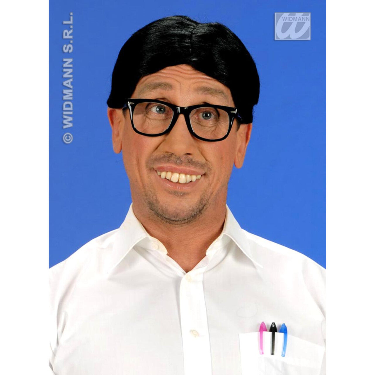 Op deze afbeelding zie je een Accessoires, van het merk Widmann. Bril, Karakter (Zwart)