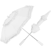 Op deze afbeelding zie je een Accessoires, van het merk Widmann. Paraplu Wit 72 Centimeter