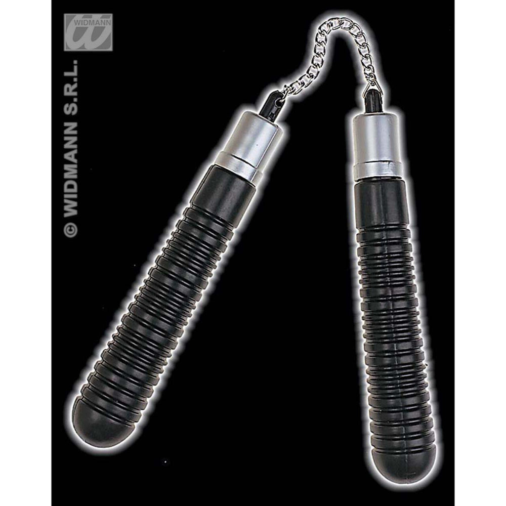 Op deze afbeelding zie je een Accessoires, van het merk Widmann. Nunchaku Zwart