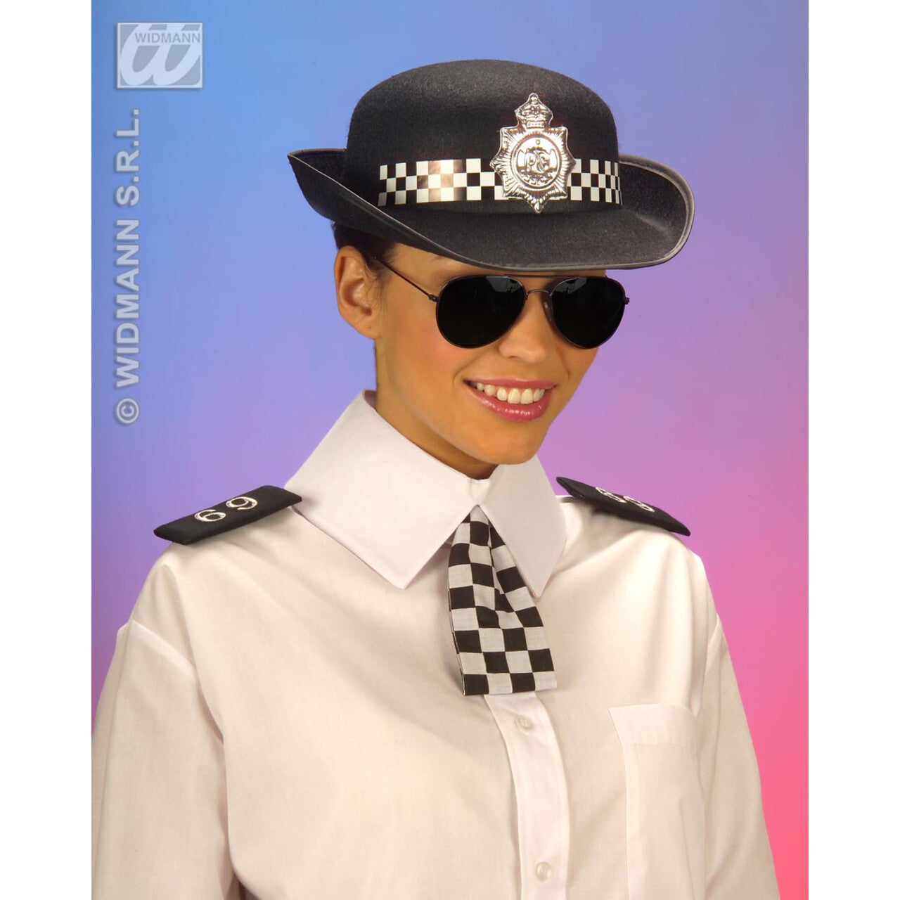 Op deze afbeelding zie je een Accessoires, van het merk Widmann. Bril Politie